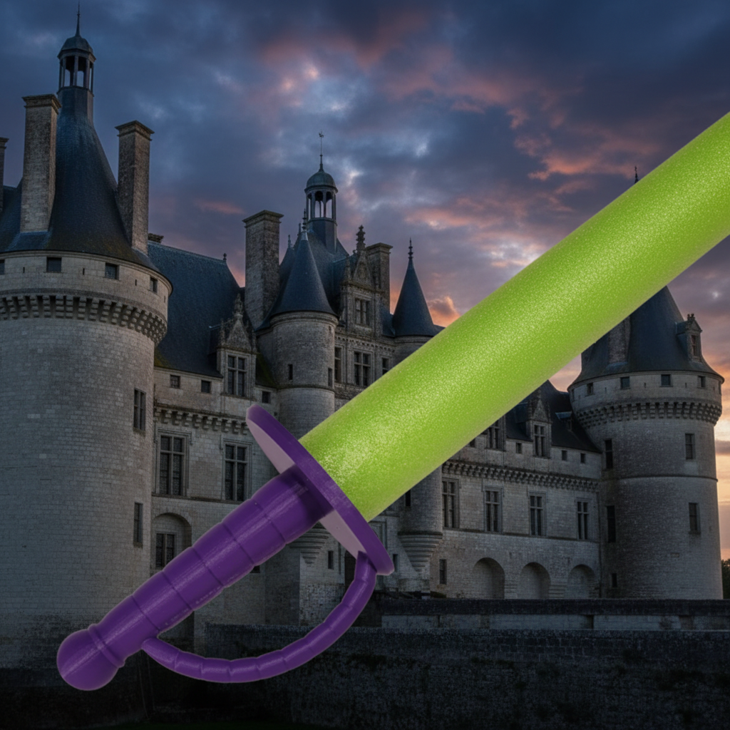 Pool Noodle Sword Handle – Single Guarded