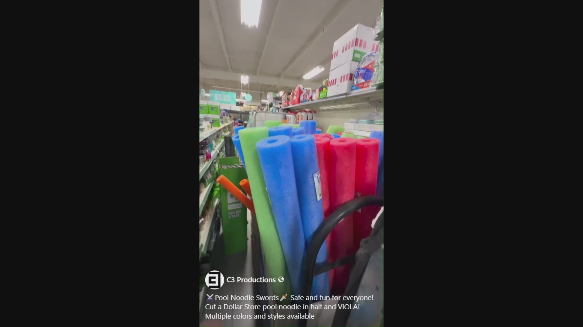 Pool Noodle Sword Handle – Single Guarded
